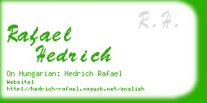rafael hedrich business card